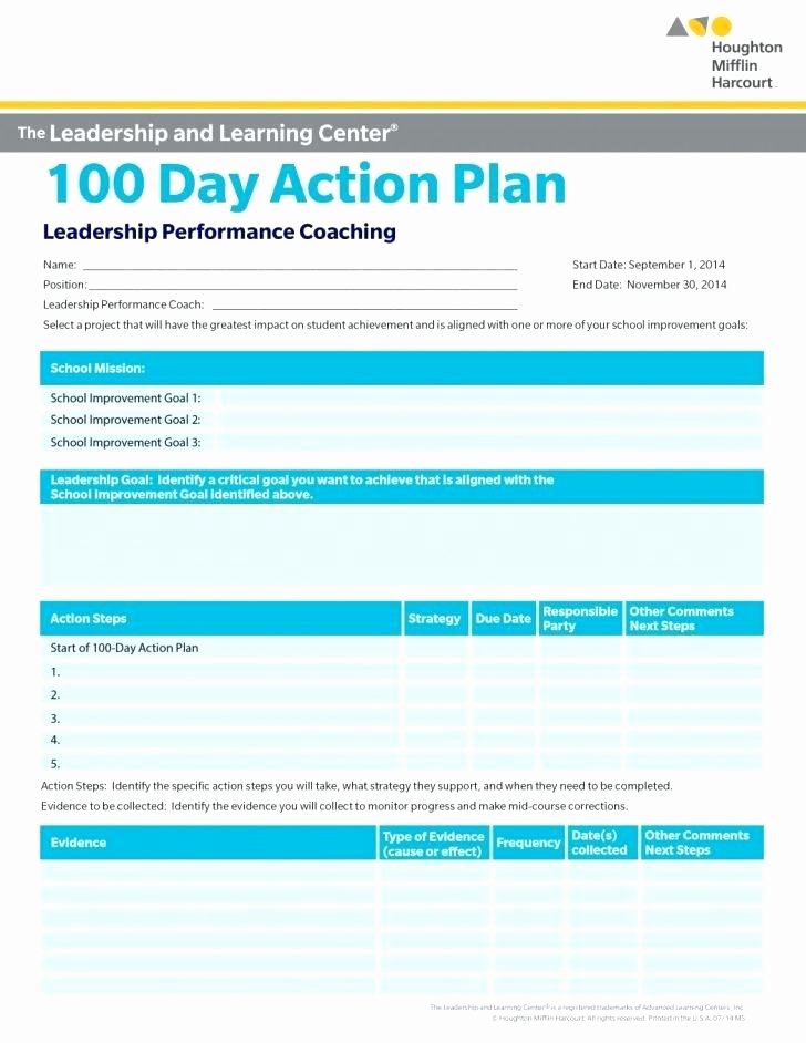 100 Day Planning Template Luxury 98 100 Day Plan New Job Day Business Plan for Directing