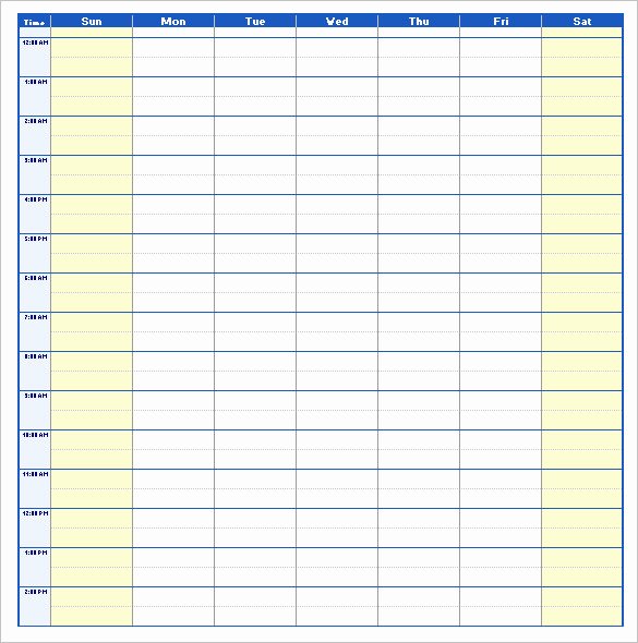 24 Hour Calendar Template Best Of Calendar Template – 41 Free Printable Word Excel Pdf