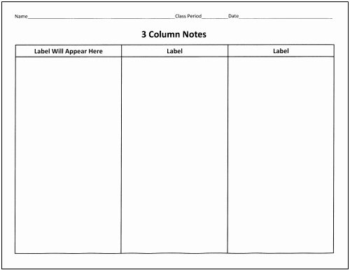 3 Column Chart Template Inspirational 25 Language Arts Graphic organizers for You and Your Kids