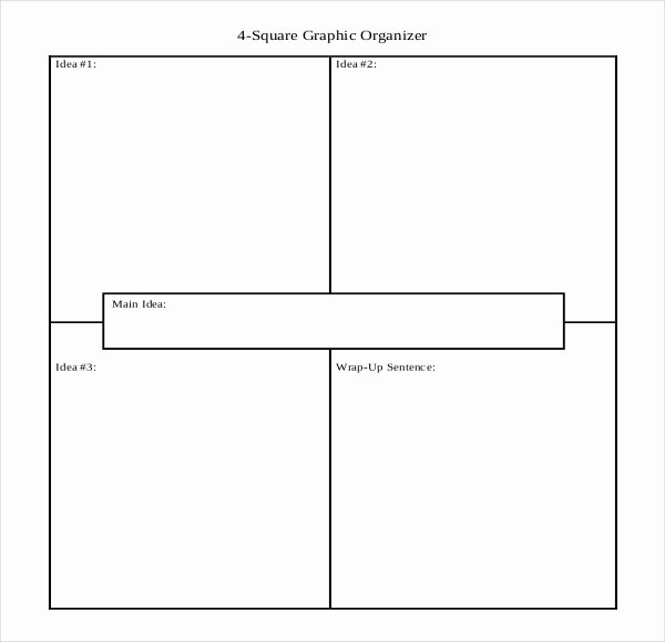 4 Square Writing Template Luxury 12 Four Square Writing Templates – Free Sample Example