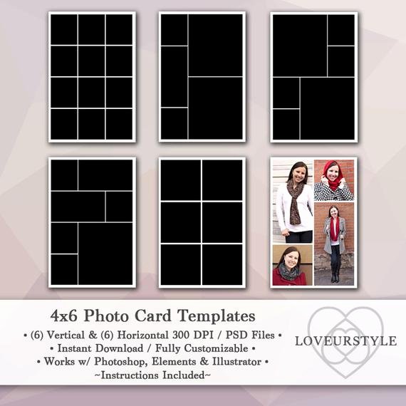 4x6 Postcard Template Photoshop Elegant 4x6 Template Pack 12 Card Templates