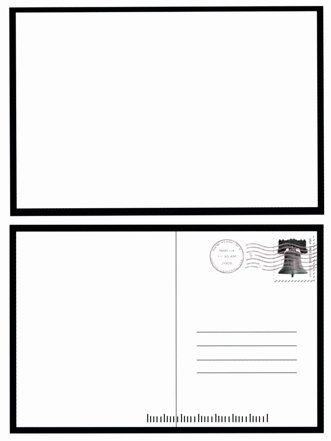 4x6 Postcard Template Word Awesome Free Printable 4×6 Postcard Template Word Image Blank for