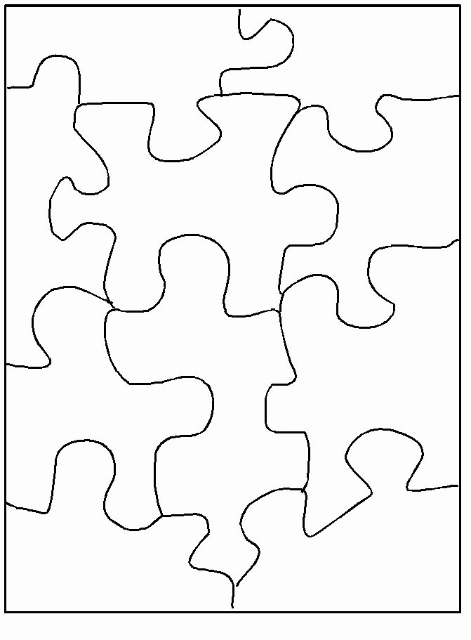 9 Piece Puzzle Template Best Of Best 25 Puzzle Piece Template Ideas On Pinterest