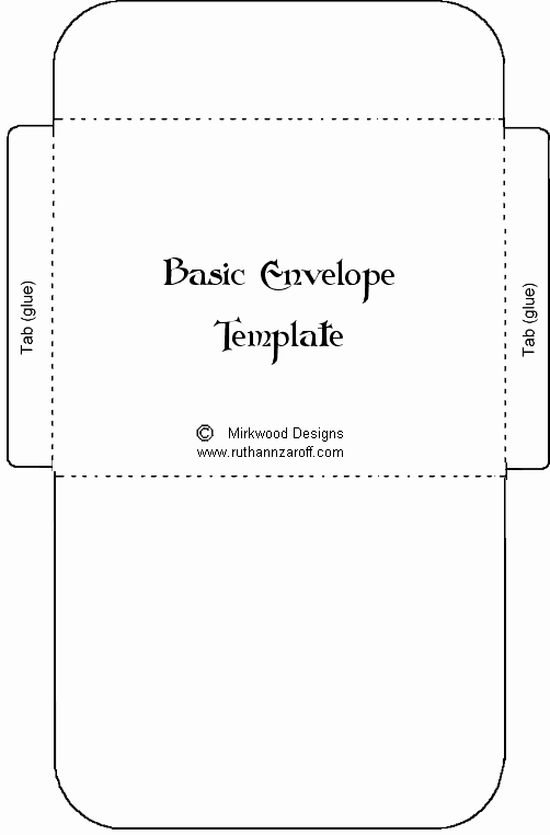 A2 Envelope Template Word Unique Envelope Templates On Pinterest
