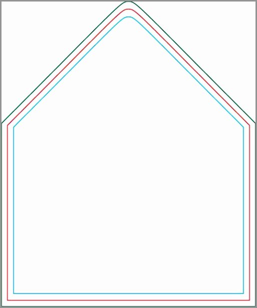 A2 Envelope Template Word Unique How to Make An Envelope Liner Template with Silhouette