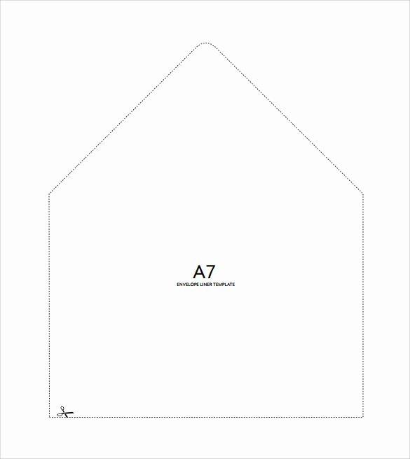 A7 Envelope Liner Template Lovely 9 Envelope Liner Templates – Samples Examples &amp; formats