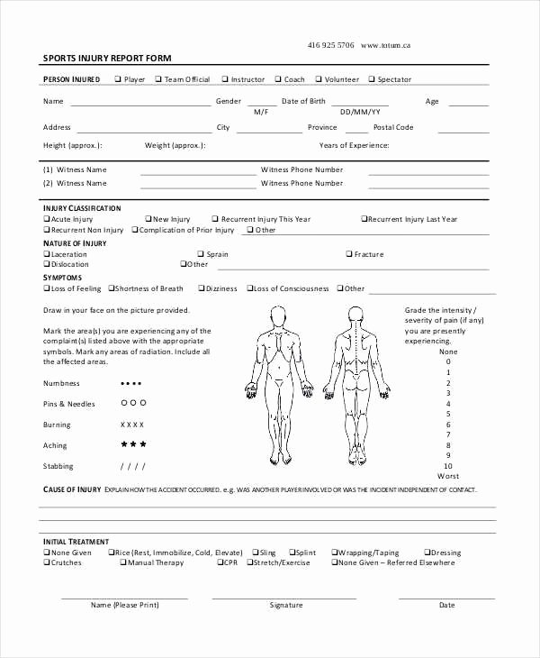 Accident Report form Template Unique 36 Free Incident Report forms