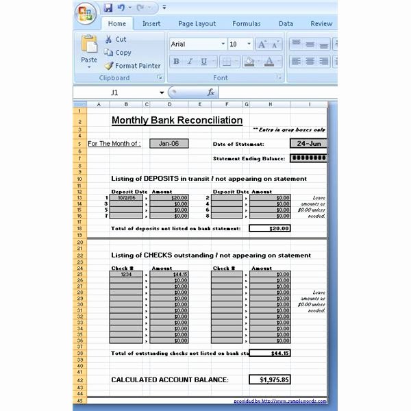 Account Reconciliation Template Excel Best Of Use A Microsoft Excel Reconciliation Template to Help Your