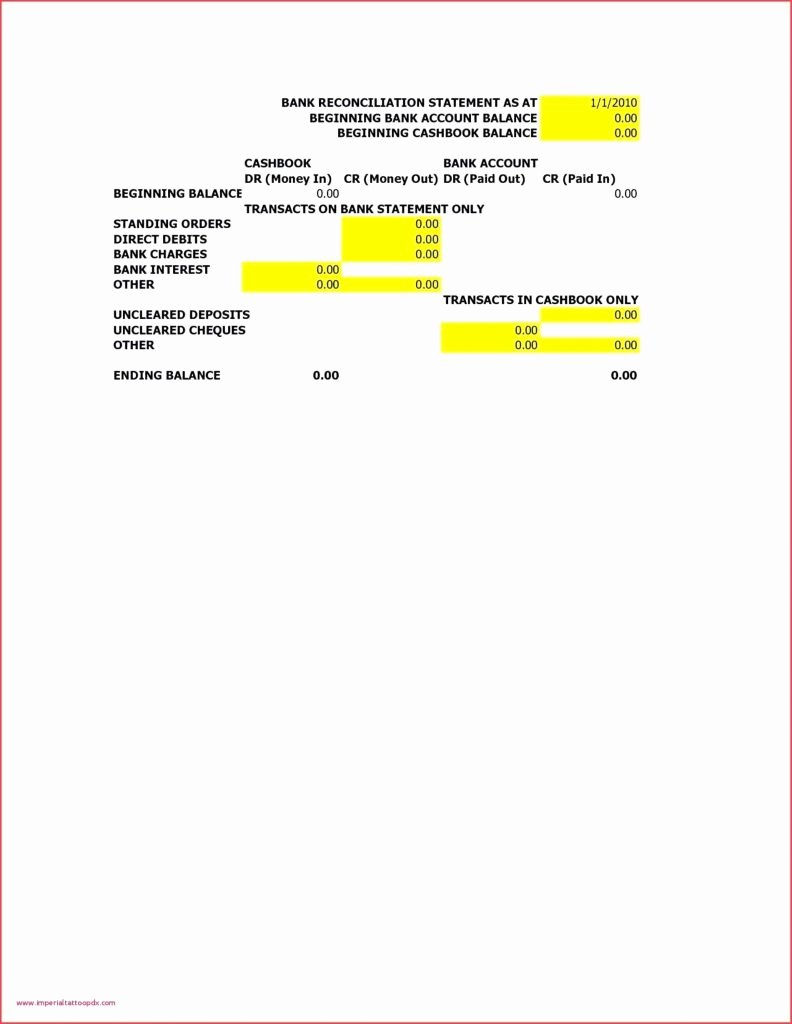 Account Reconciliation Template Excel New Balance Sheet Account Reconciliation Template Excel format