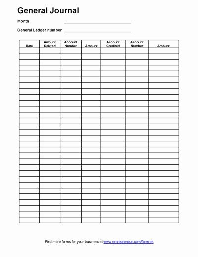 Accounting Journal Entries Template Beautiful 9 Best Of Printable Journal Entry form Sample