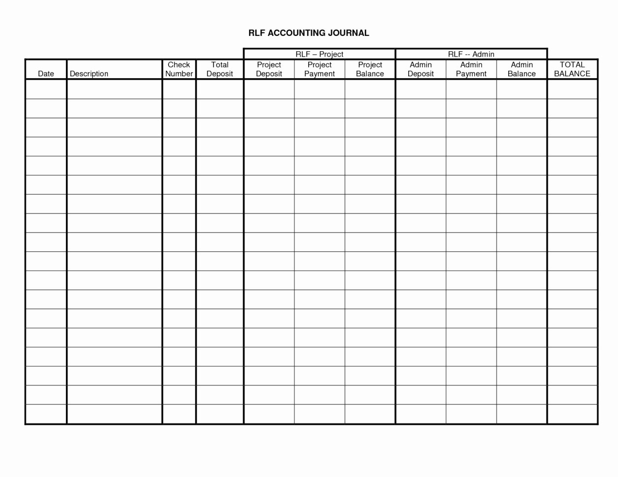 Accounting Journal Entry Template New General Journal Entry Template