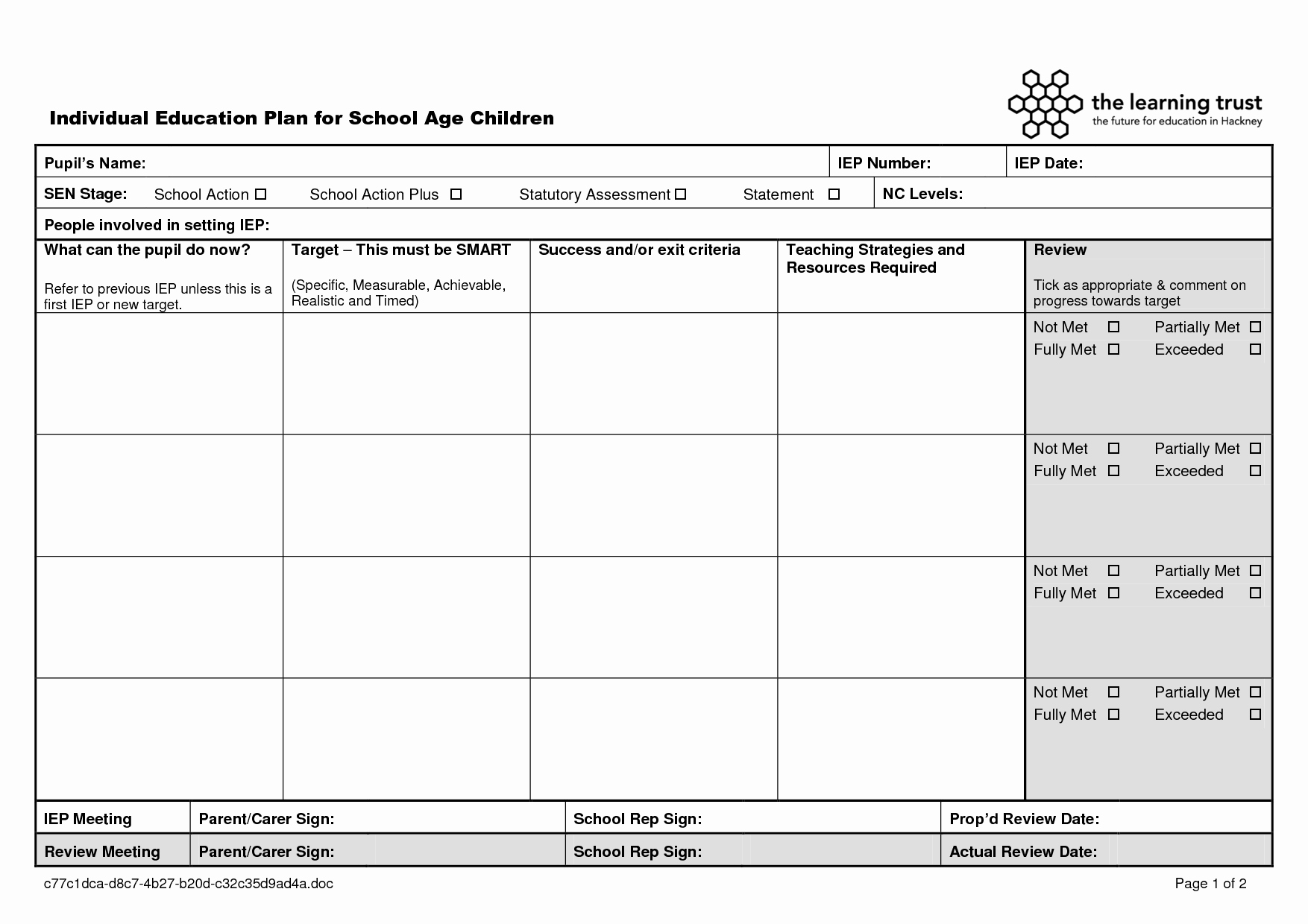 Action Plan Template Education Best Of Iep Template Templates Data