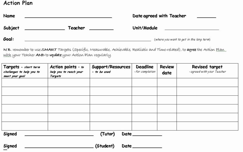 Action Plan Template Education Inspirational 8 Action Plan Templates Excel Pdf formats