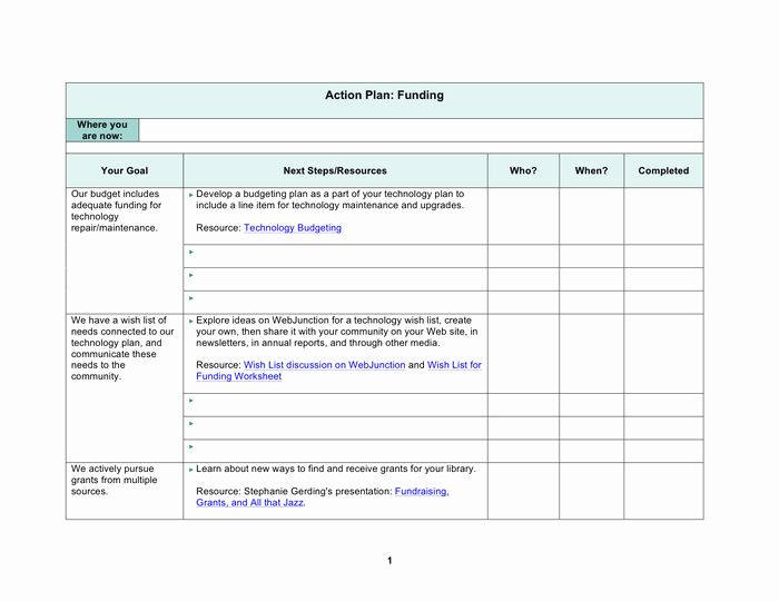 Action Plan Template Word Unique Action Plan Template Free Documents for Pdf