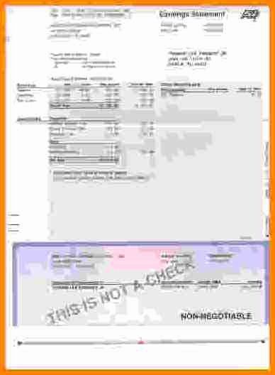 Adp Pay Stub Template Awesome 6 Adp Pay Stub Generator