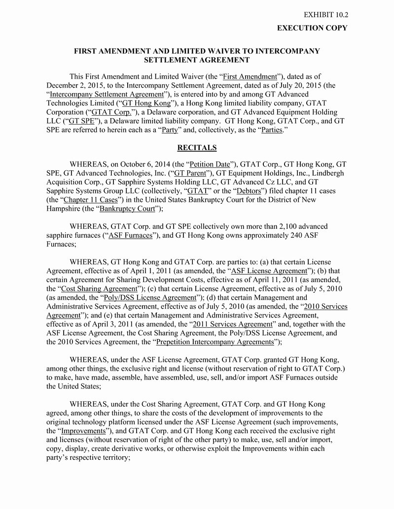 Amendment to Contract Template Beautiful Page 1