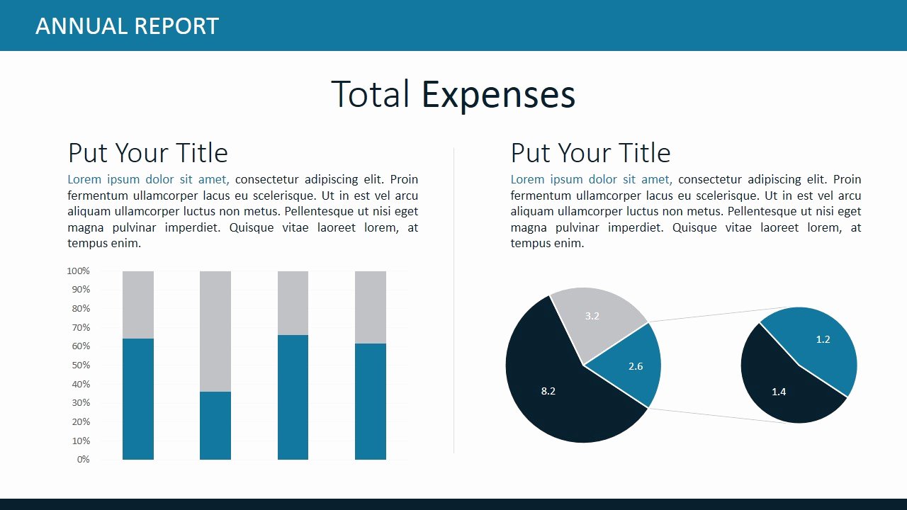 Annual Financial Report Template Lovely Annual Report Template for Powerpoint Slidemodel