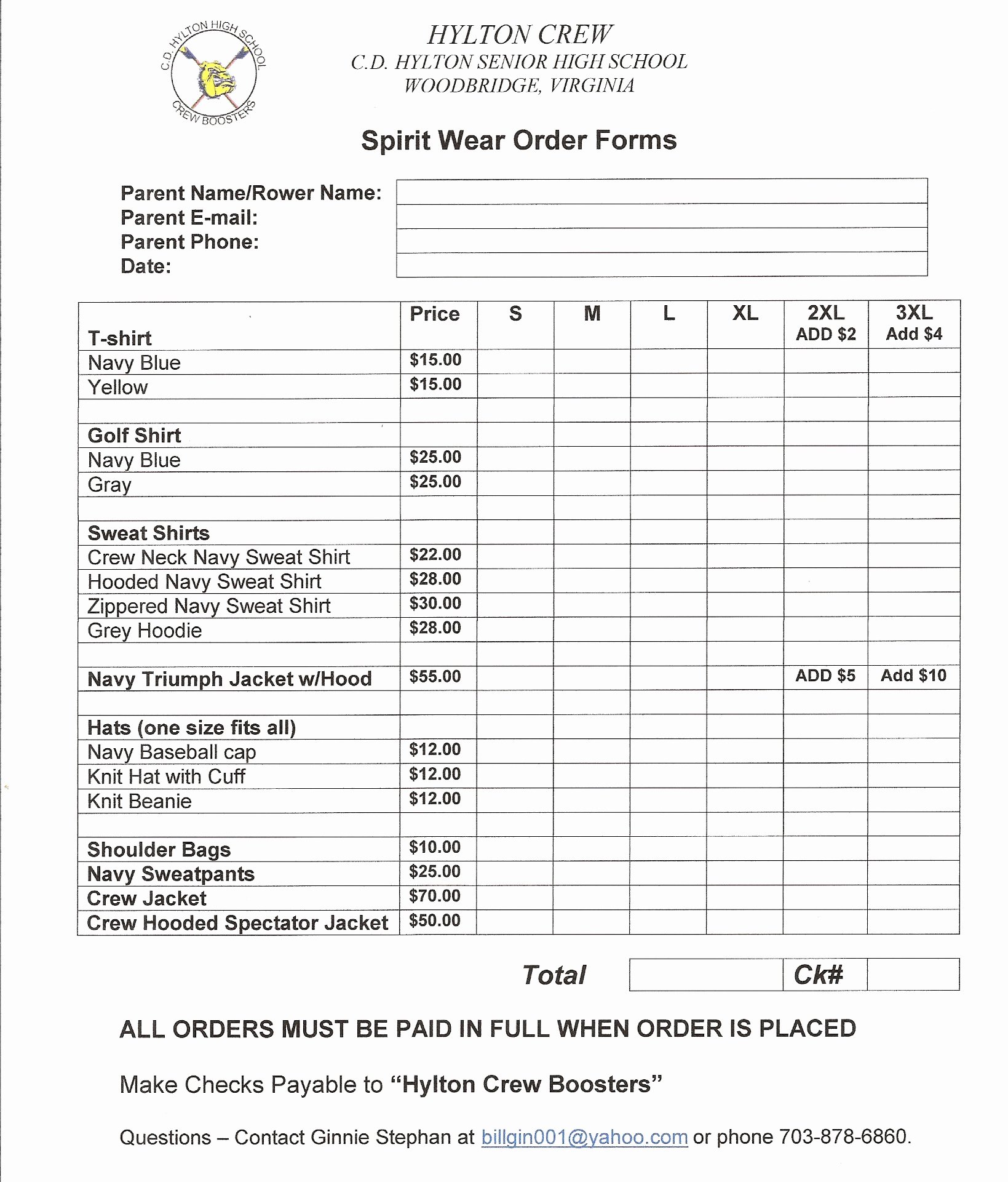 Apparel order form Template Lovely T Shirt order form Template