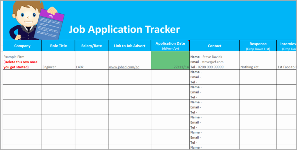 Applicant Tracking Spreadsheet Template Beautiful Job Application Tracker Spreadsheet