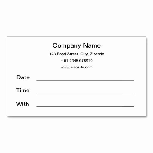 Appointment Reminder Cards Template Lovely 366 Best Images About Appointment Reminder Business Cards