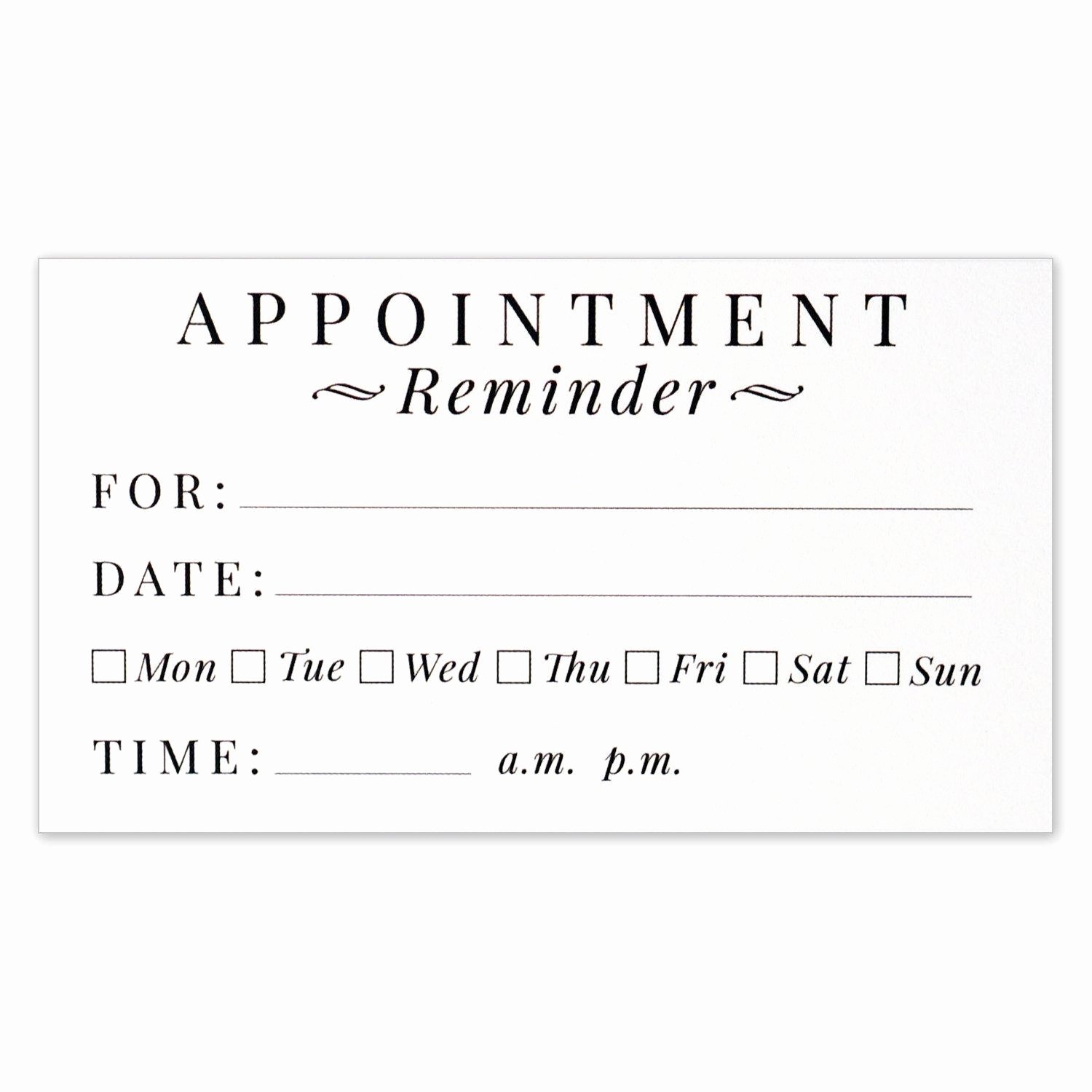 Appointment Reminder Cards Template Luxury Dental Appointment Cards Bing Images