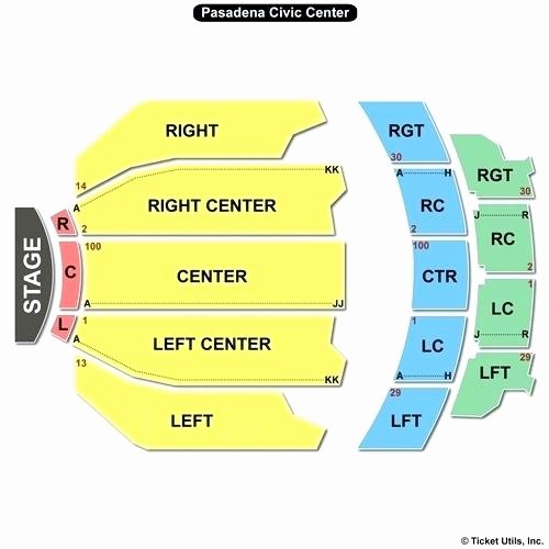 pasadena auditorium seating chart
