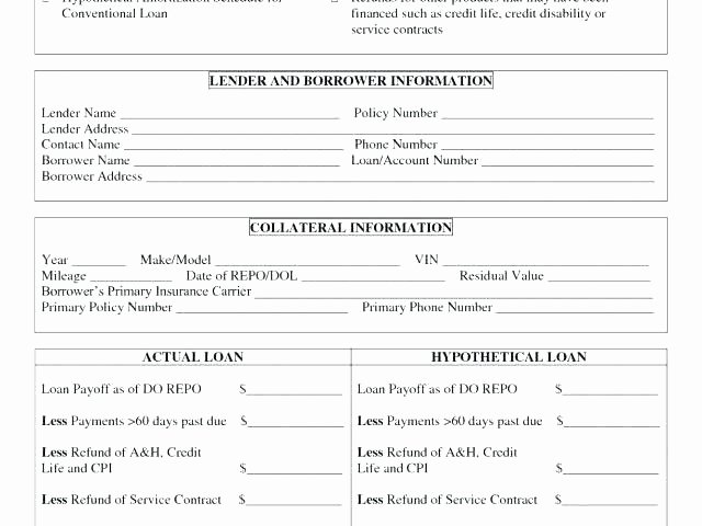 Auto Credit Application Template Awesome Auto Loan Credit Application form Template Unique Pics