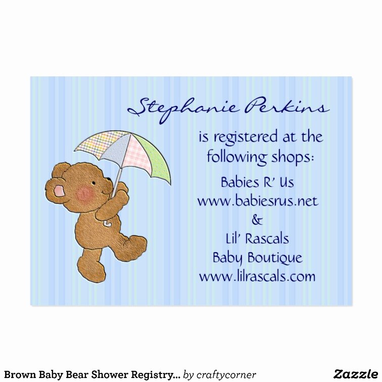 Baby Registry Cards Template Elegant Sweet Dreams Baby Registry Cards Business Card Templates