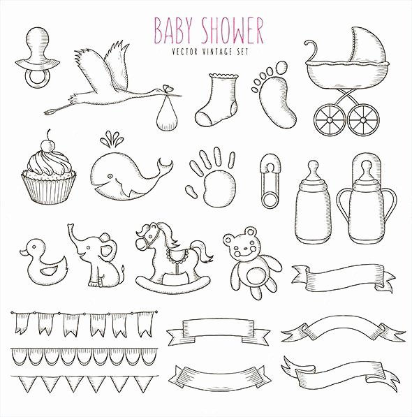 Baby Shower Banner Template Inspirational Elephant Baby Shower Bunting Template Free Printable Cut