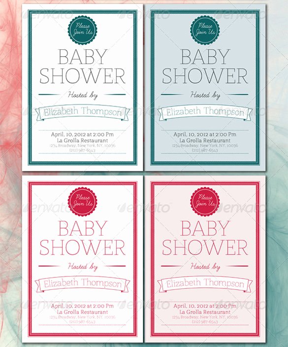 Baby Shower Programs Template Luxury 35 Baby Shower Card Designs &amp; Templates Word Pdf Psd