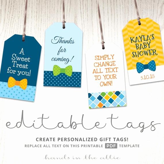Baby Shower Tags Template Luxury Baby Boy T Tags Favor Tags Template Printable Cutouts