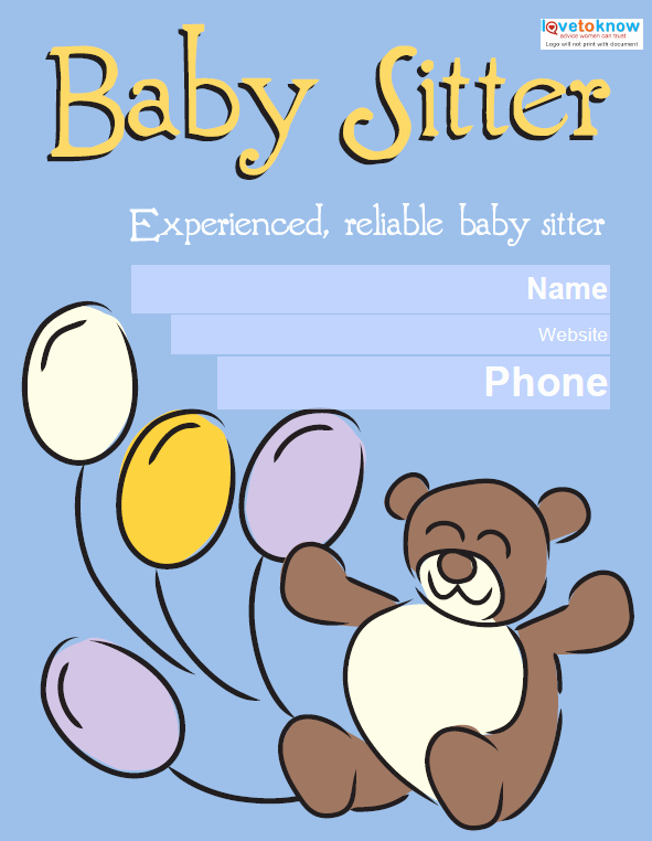 Babysitting Flyer Template Free Awesome 11 Fabulous Psd Baby Sitting Flyer Templates