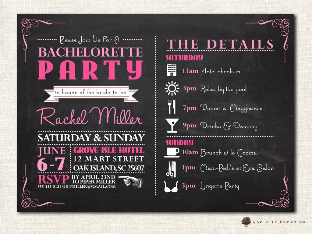 Bachelorette Party Invite Template Lovely Bachelorette Invitation Bachelorette Party Invitation