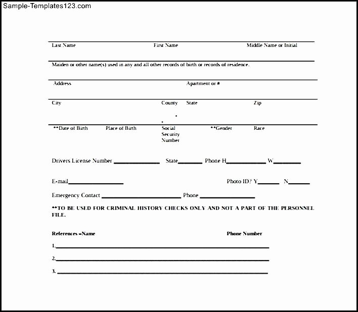 Background Check form Template Best Of Background Check form Template Free Quiz How Much Do You