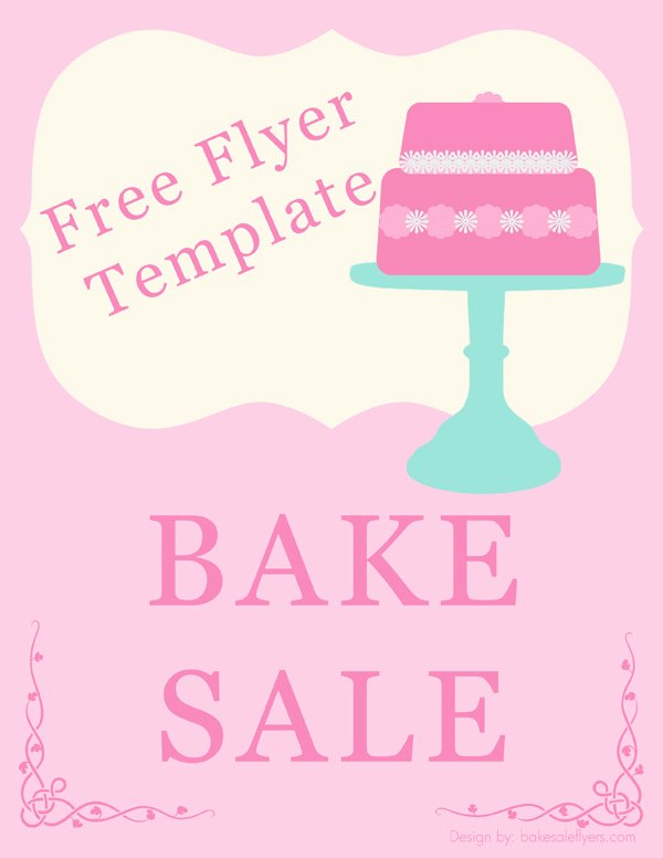 Bake Sale Flyer Template New Bake Sale Flyers – Free Flyer Designs