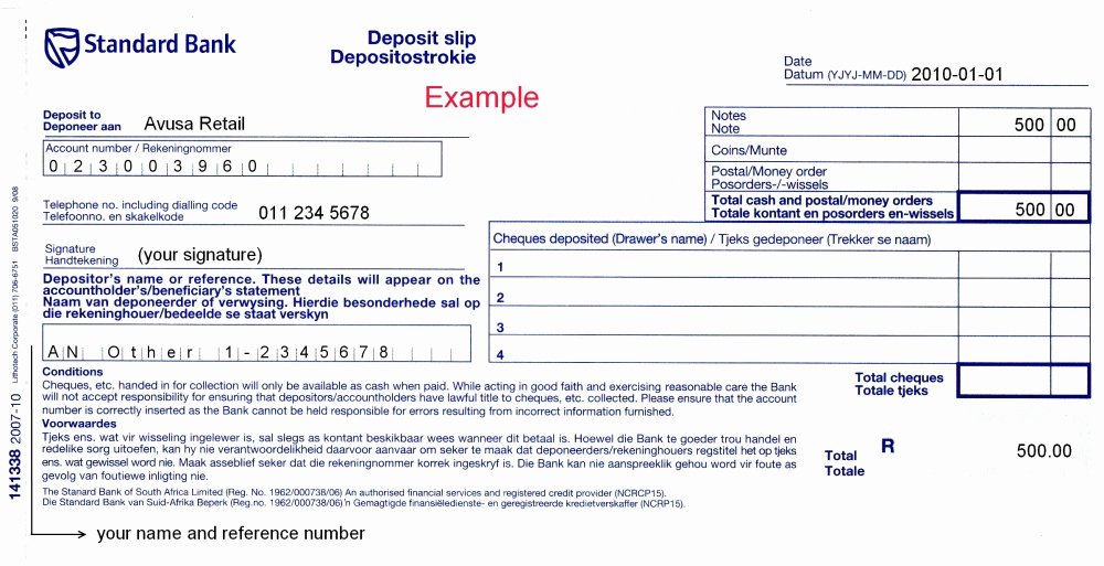 Bank Deposit Slip Template Beautiful 5 Bank Deposit Slip Templates Excel Xlts