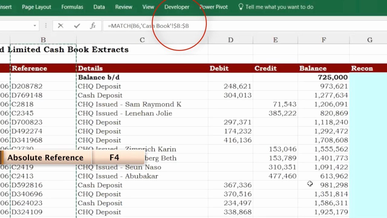 Bank Reconciliation Template Excel Unique Excel Tutorial Quick Bank Reconciliation In Excel