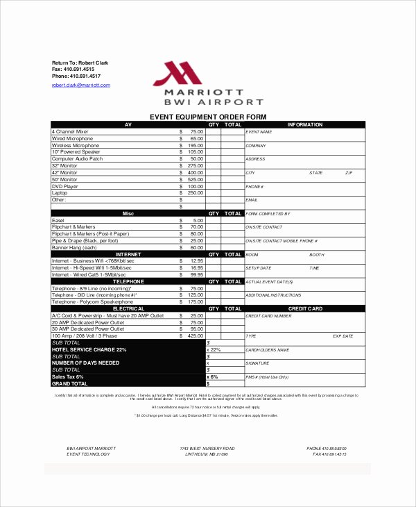 Banquet event order Template Stcharleschill Template