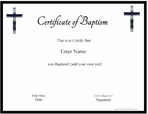 Baptism Certificate Template Word Awesome Printable Baptism Ficate Template Fresh Catholic Family