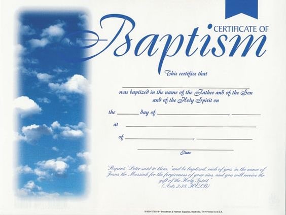 Baptism Certificate Template Word Fresh Free Baptismal Certificates Template Google Search
