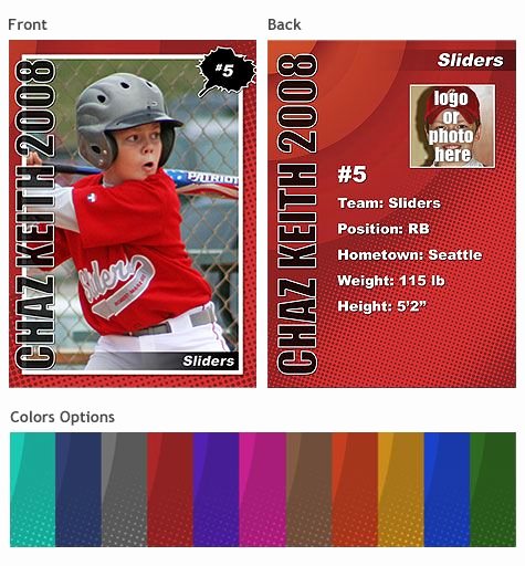 Baseball Trading Cards Template Awesome Baseball Card Template