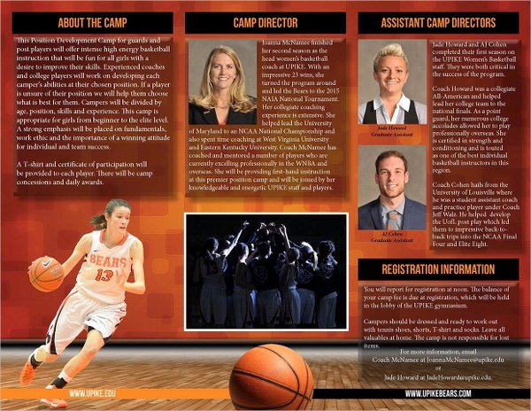Basketball Camp Flyer Template Beautiful 16 Basketball Camp Brochures Free Psd Eps Ai format