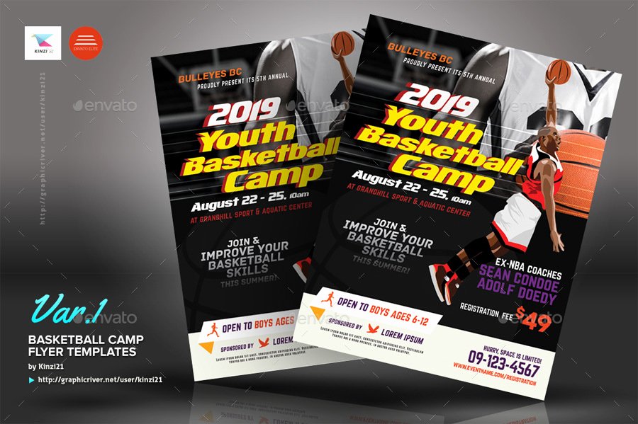 Basketball Camp Flyer Template Best Of Basketball Camp Flyers by Kinzi21