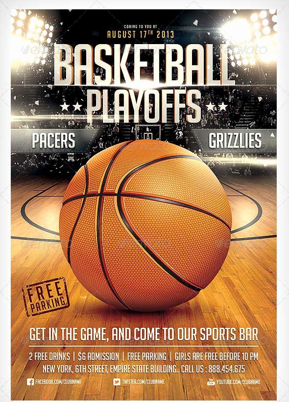 Basketball Flyer Template Free Luxury 15 Basketball Flyer Templates Excel Pdf formats