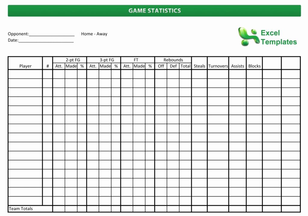 Basketball Score Sheet Template Best Of Basketball Score Sheet Template