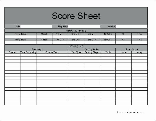 Basketball Score Sheet Template Elegant Sample Basketball Score Sheet 9 Documents In Word Blank