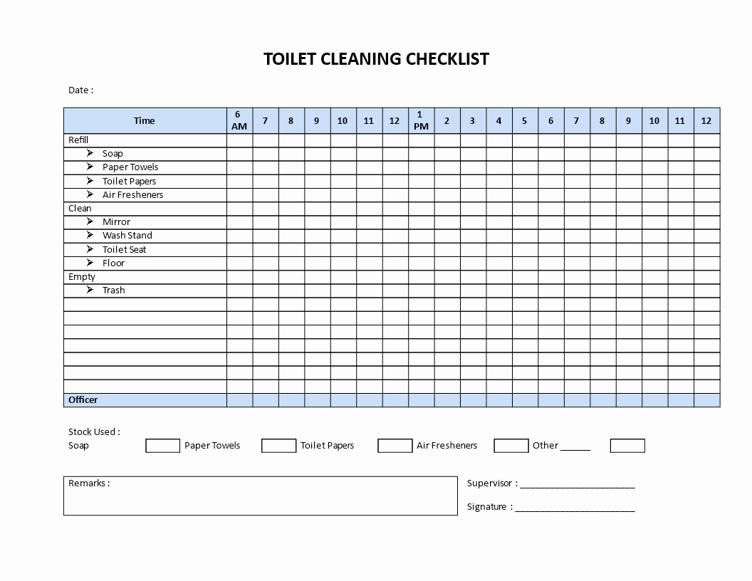 Bathroom Cleaning Checklist Template Beautiful Restroom Cleaning Checklist Model Download This Advanced