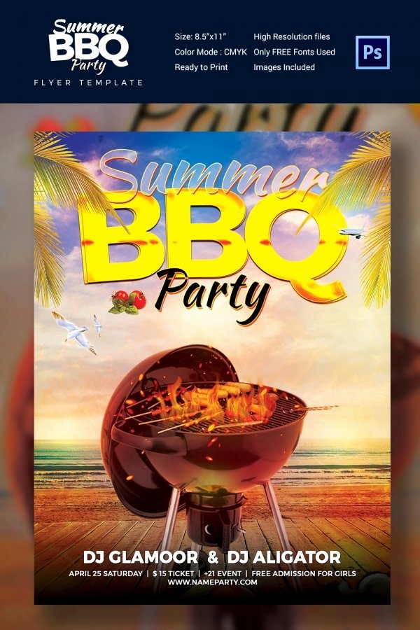 Bbq Flyer Template Free Best Of 28 Bbq Flyer Templates Free Word Pdf Psd Eps