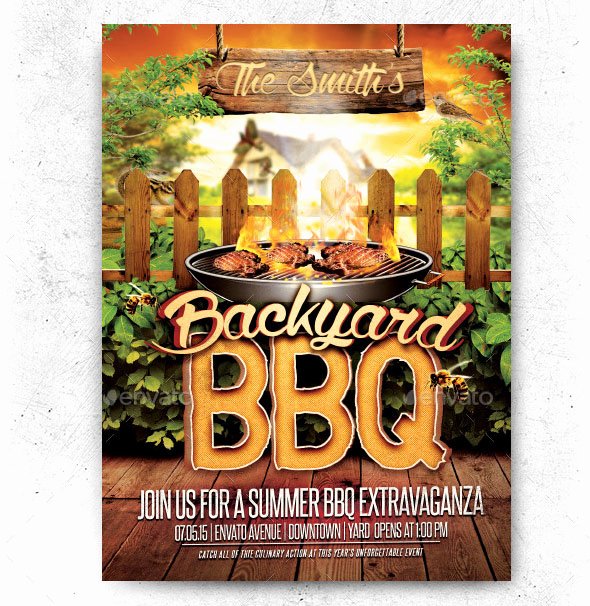Bbq Flyer Template Free Inspirational 20 Free Psd Barbeque Flyer Templates for the Best events