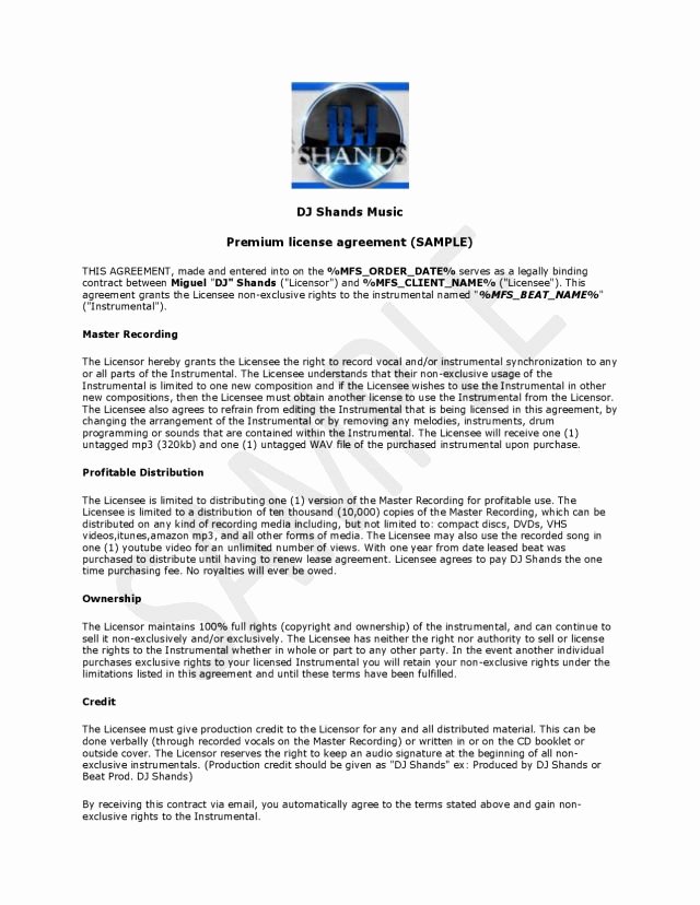 Beat Lease Contract Template Unique Beat Lease Contract Template Pdf Beautiful Template